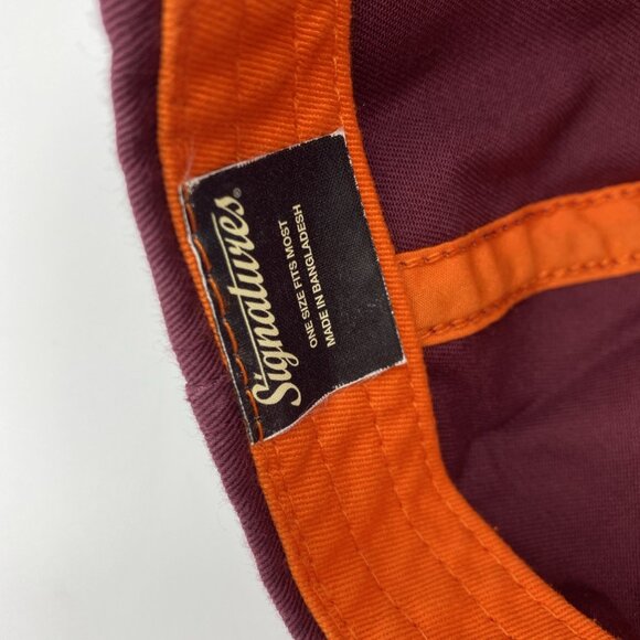 Virginia Tech Hokies VT Baseball Cap Hat Strap-back NCAA Men's Cotton - Picture 9 of 16